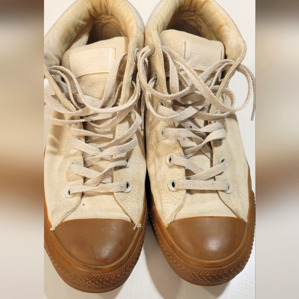 Converse All Star Street Mid-Top Buff/Dark Honey *discontinued* (Chuck Taylor)